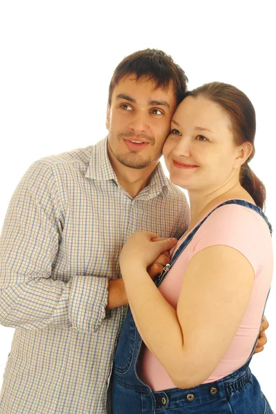 Щасливий чоловік і жінка — стокове фото