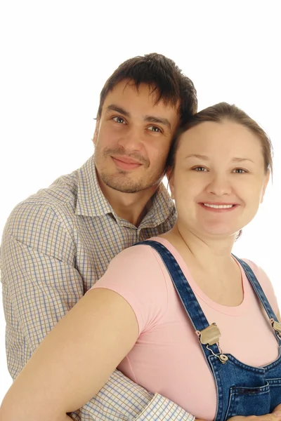 Man and woman portrait — Stock Photo, Image