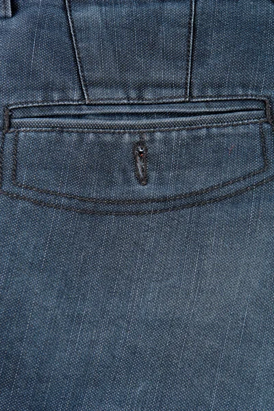 Black jeans texture — Stock Photo, Image