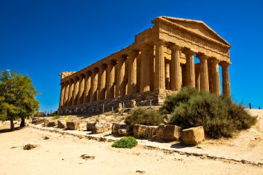 Agrigento Temple valley clipart