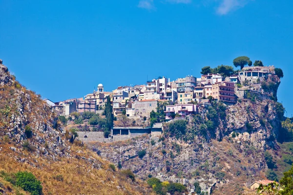Panorama de Taormina — Fotografia de Stock