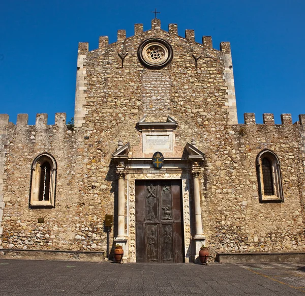 Taormina Church — Stock Photo, Image