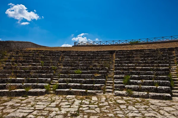 Ancient Theater in Palazzollo Stock Image