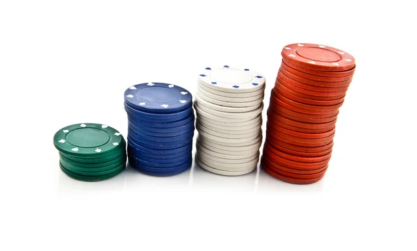 Ficha de Poker — Fotografia de Stock