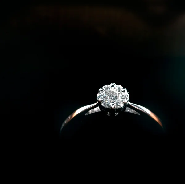 Solitaire Ring — Stock Photo, Image