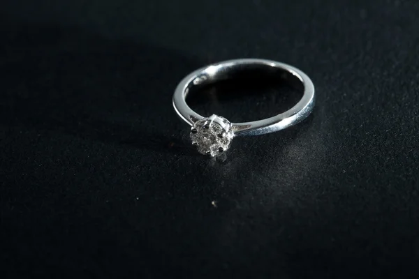 Solitaire Ring — Stock Photo, Image
