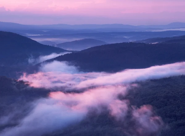 stock image Misty mountains