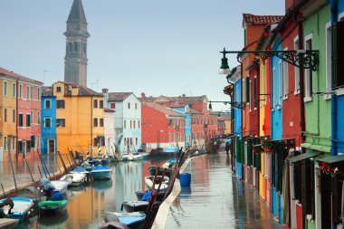 Italy, Venice: Burano Island clipart