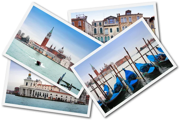 Collage i Venedig, Italien — Stockfoto