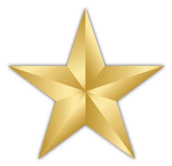 Kultainen tähti — kuvapankkivalokuva