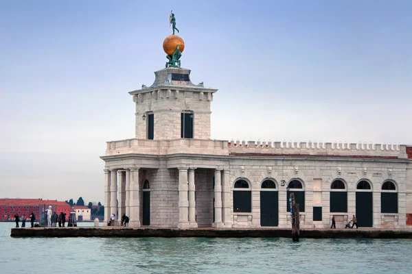 Italia, Venezia: Punta della Dogana Fotografia Stock