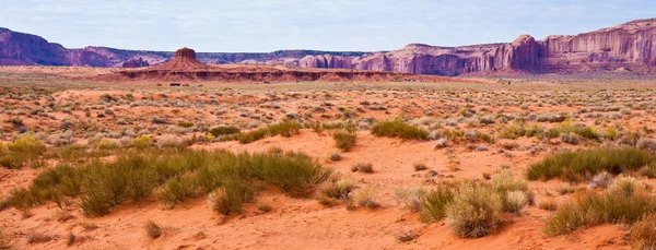Pomnik doliny panoramy pustyni — Zdjęcie stockowe