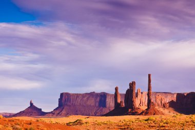 Monument Valley in Afternoon Light clipart