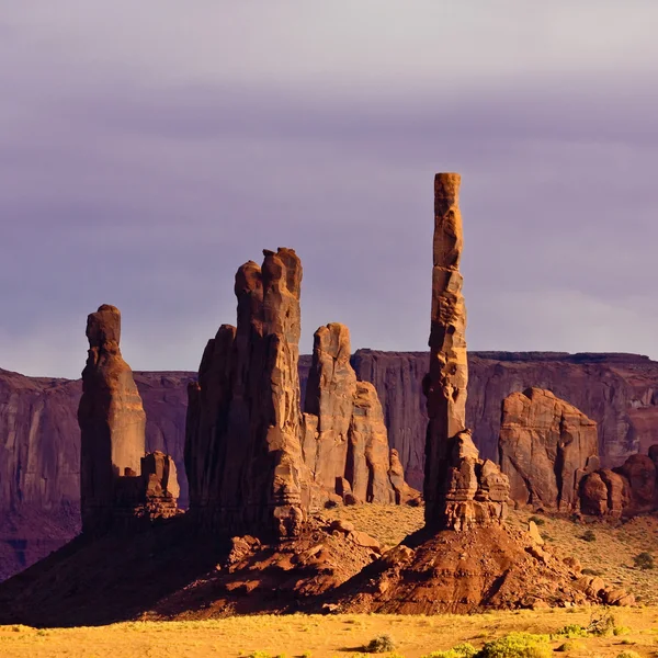 Monument Valley em luz da tarde — Fotografia de Stock