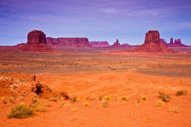 Monument Valley Desert Landscape clipart