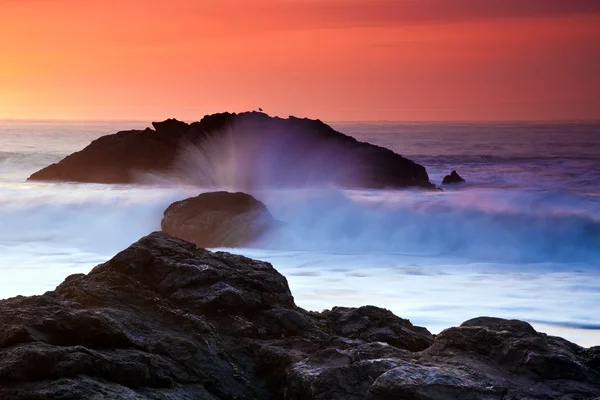 Puesta de sol océano — Foto de Stock