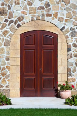 Elegant Mansion Doorway clipart