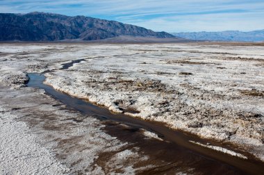 Salt Flats in Death Valley clipart