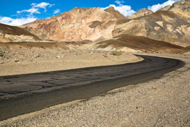 Artist Palette Drive in Death Valley clipart