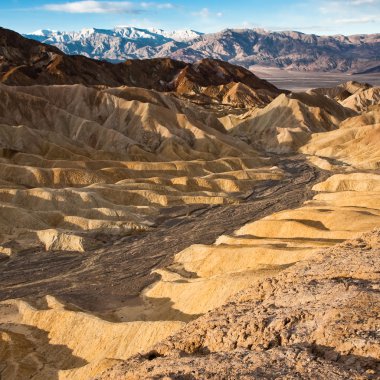 Golden Canyon at Sunrise in Death Valley clipart