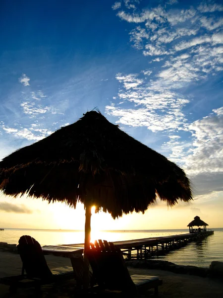 Belize Sunrise — Stockfoto