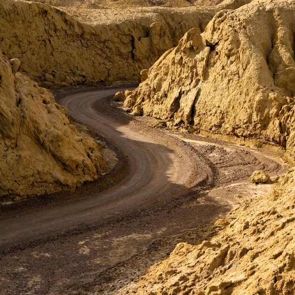 Droga przez kanion musztarda — Zdjęcie stockowe