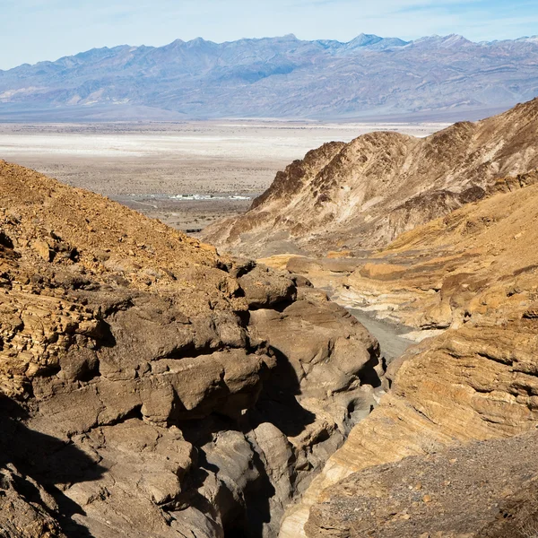 Ovansida av mosaik canyon — Stockfoto