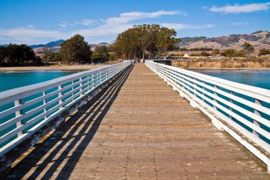 Pier near San Simeon clipart