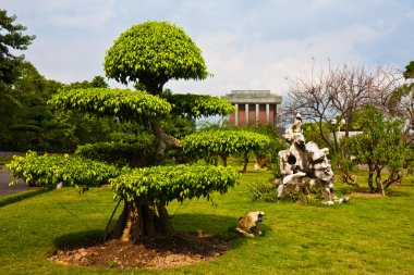 Ho Chi Minh Mausoleum Park clipart