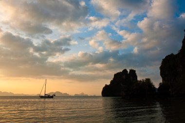 Andaman Sea Sunset clipart