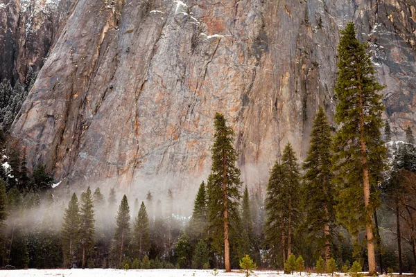 Mist in Yosemite Valley — Stock Photo, Image