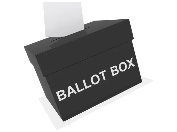 投票箱 — 图库照片