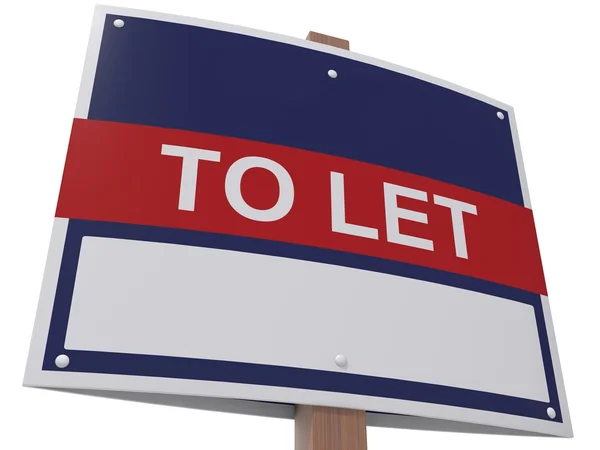 To Let Sign — Stock Photo, Image