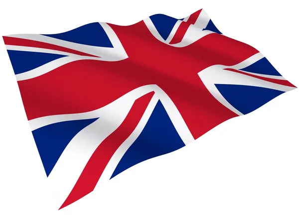 Förenade kungarikets flagga Royaltyfria Stockfoton