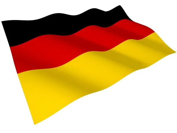 Tysklands flagga Stockbild