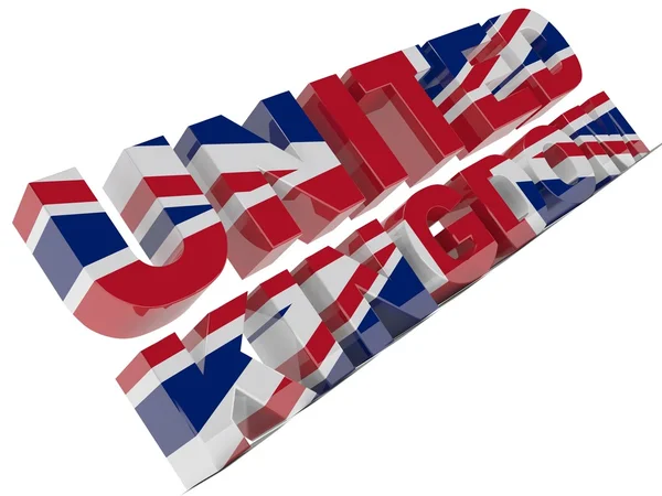 United Kingdom text — Stock Photo, Image