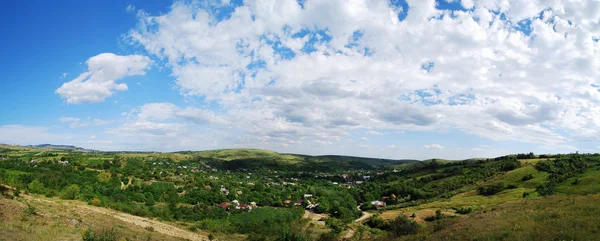 Panorama Landscape of a hill — Stock Photo, Image