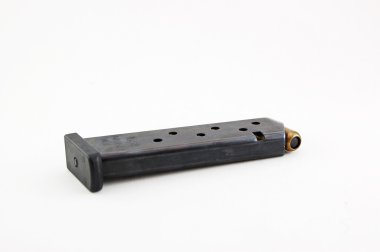 Loaded gun cartridge clipart