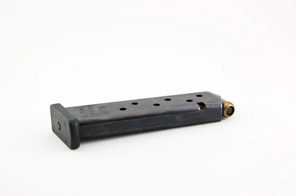stock image Loaded gun cartridge