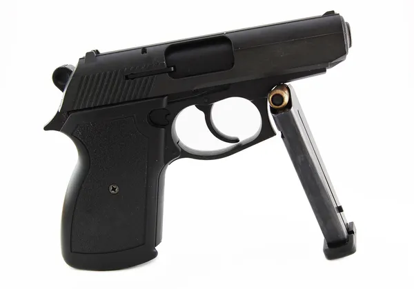 Pistola da fuoco con cartuccia carica Immagine Stock