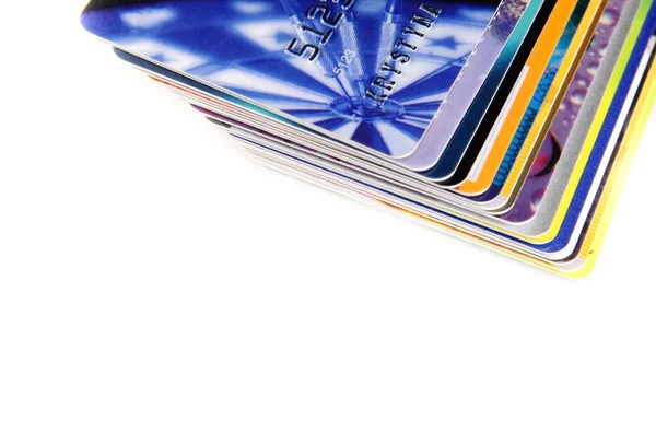 Kredi kartları — Stok fotoğraf