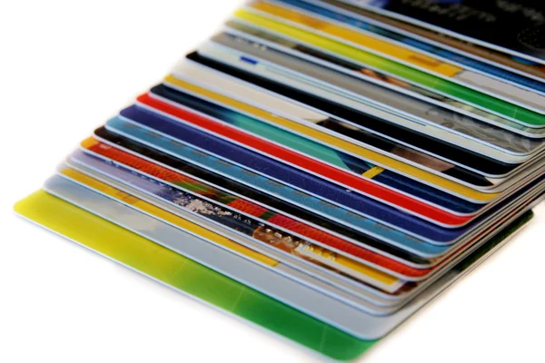 Кредитні карти — стокове фото