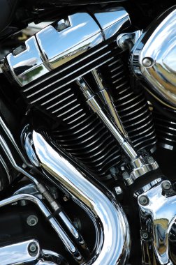 Motorcycle engine clipart