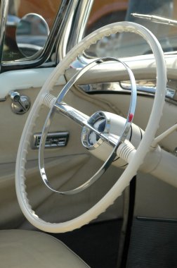 Classic steering wheel clipart