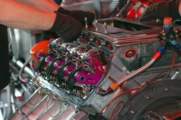 Race car engine — Stock Photo, Image
