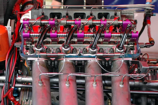 レースカーのエンジン — ストック写真