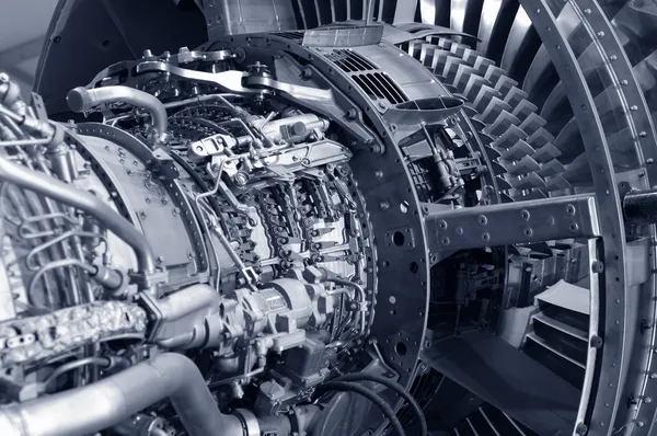 Detail van de Jet-engine — Stockfoto