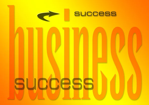 Успех бизнеса — стоковое фото
