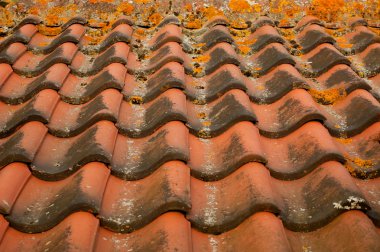 Roofing tiles clipart