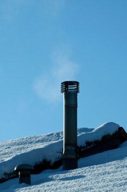 Smoking chimney clipart